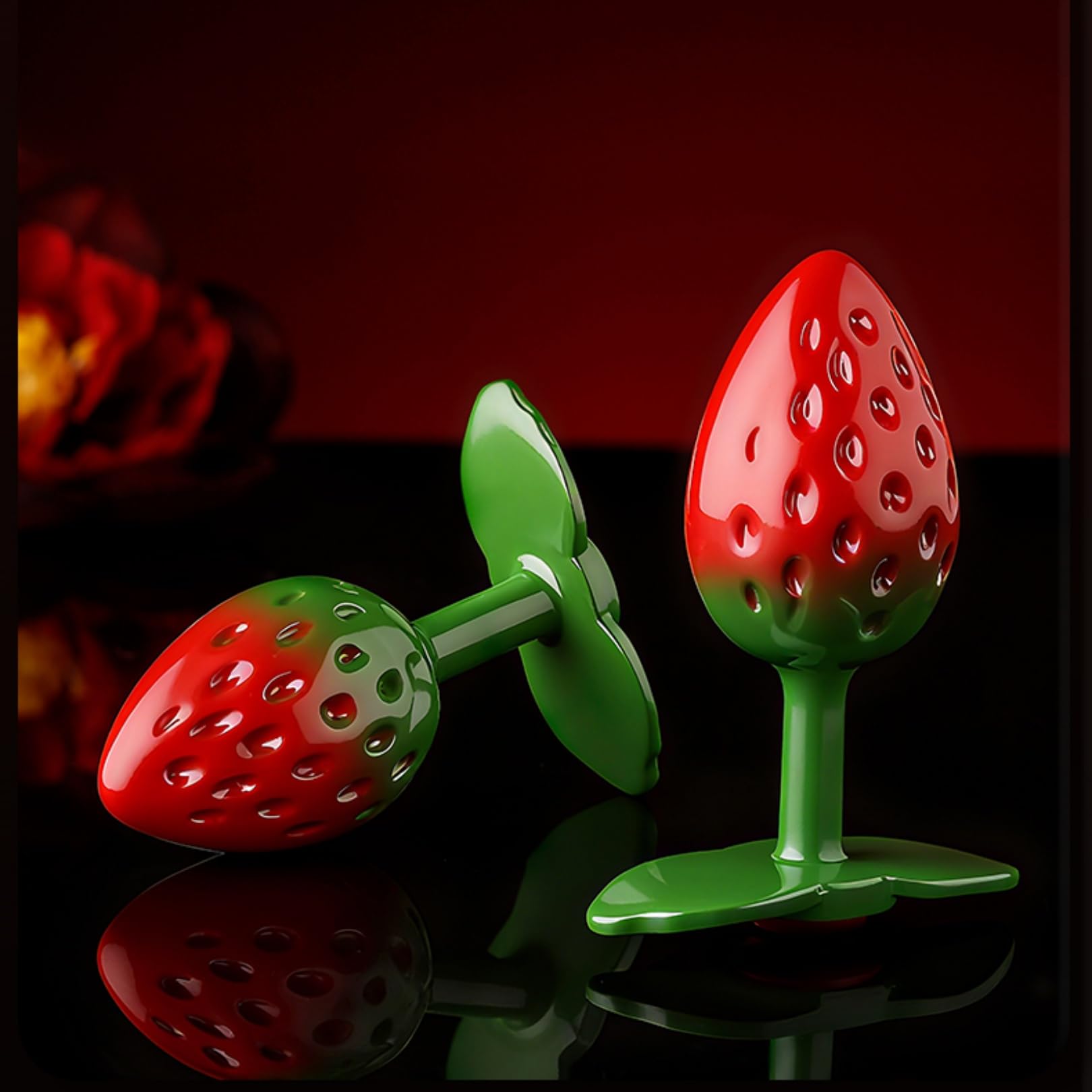 Amazon.com: Metal Strawberry Butt Plug Anal Aluminum Alloy Acrylic  Realistic Anal Plug G-spot Dildos Adult Sex Toys for Men Women Couple (Red)  : Health & Household