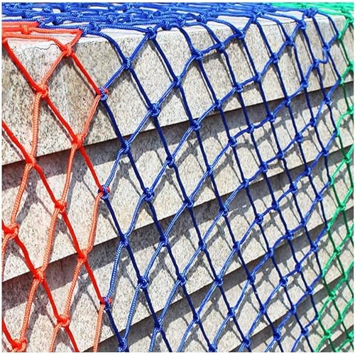 ZNBLSD Climbing Net Decorative Net Rope Ladder Net for Outdoor Toys, Tree Houses, Jungle Gyms(2 * 2m(6.6 * 6.6ft))