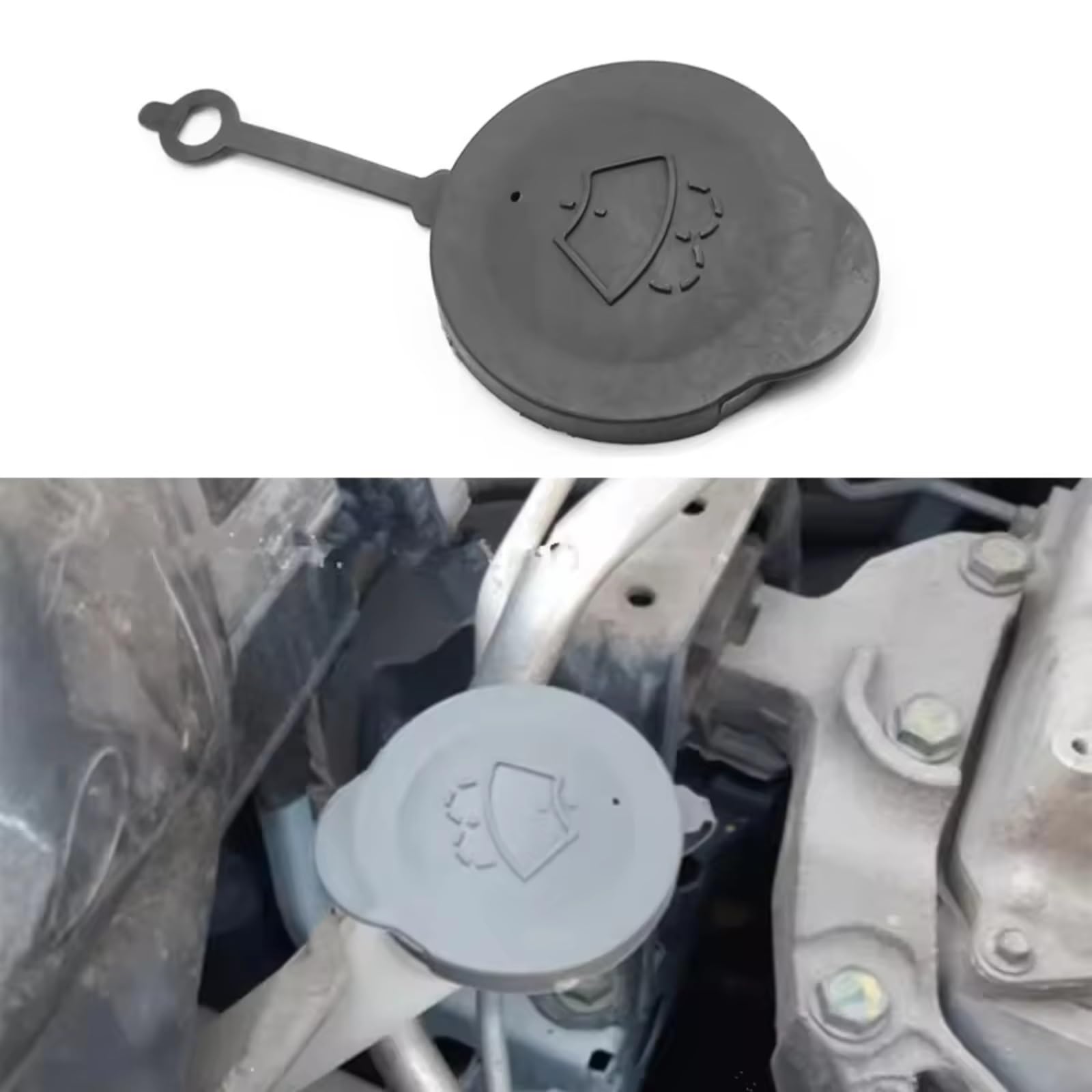 Pokrywa zbiornika płynu do spryskiwaczy szyb Nissan Micra K13 i March K13 (2011–2022), numer części 28913-1HA3A