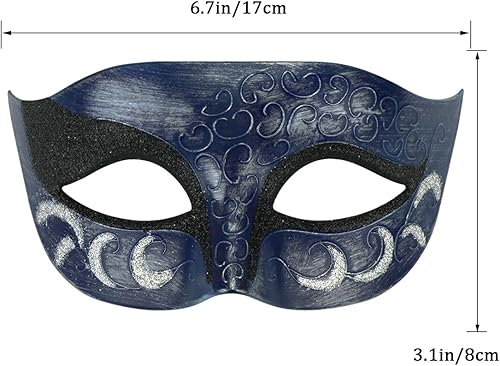 Miniatura 8 de Couple Masquerade Mask Metal Masks Venetian Party Mask Halloween Costume Mask Mardi Gras Mask