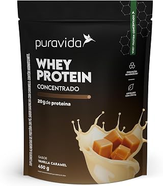 Puravida Whey Protein Concentrado Vanilla Caramel 450G