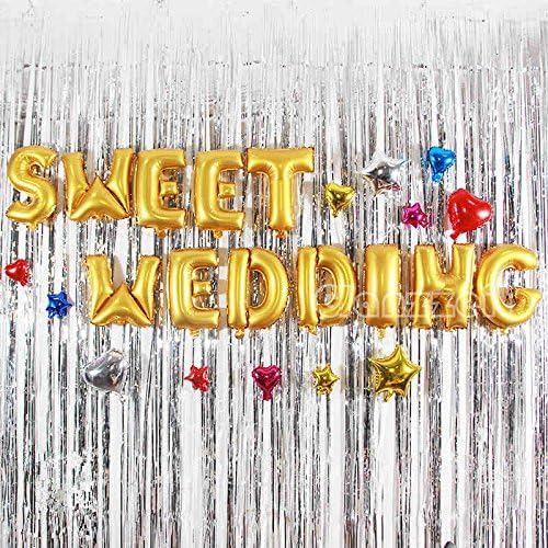Miniatura 5 de Glanzzeit Globos dorados de 16 pulgadas, letras de la A a la Z, números del 0 al 9 para bodas, bailes, fiestas de cumpleaños (letra D)
