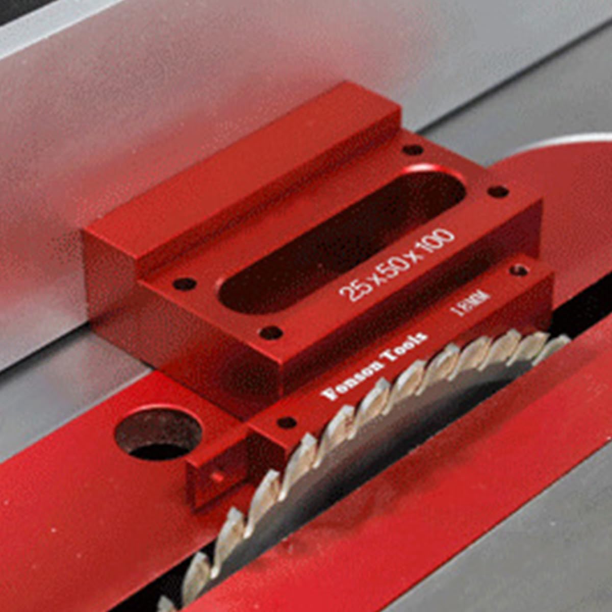 Lot de 9 Blocs de jauge de Hauteur pour Le Travail du Bois, Ensemble de Cales de Mesure pour scie à Table en Alliage d'aluminium, Blocs de Mesure pour Une Hauteur d'outil Rapide et précise