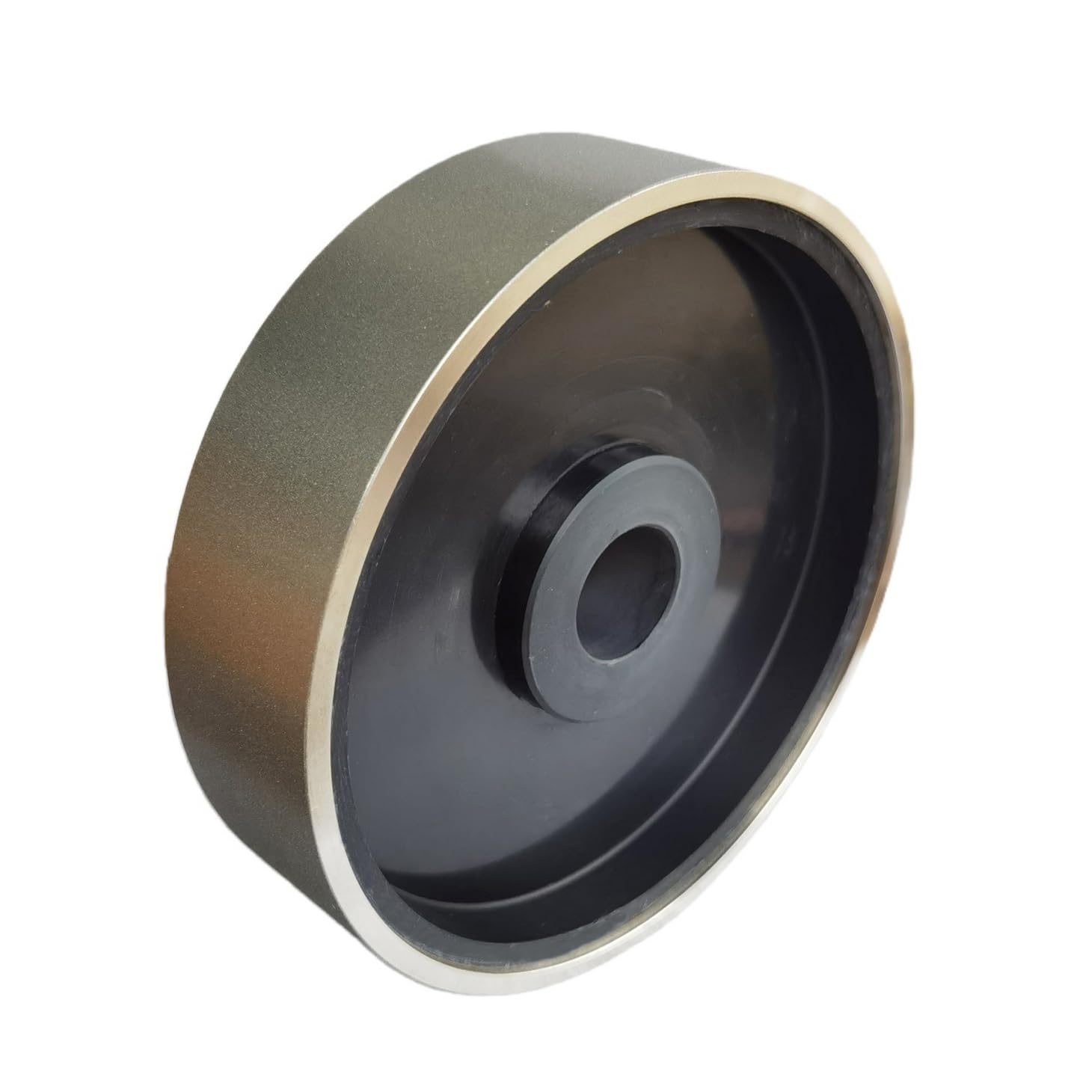 1Pcs 6" Diamond Grinding Polishing Wheel,1" Arbor for 6" Lapidary Cabbing Machine,Gemstone Jade Agate Crystal Glass Polishing Disc (Grit 150)