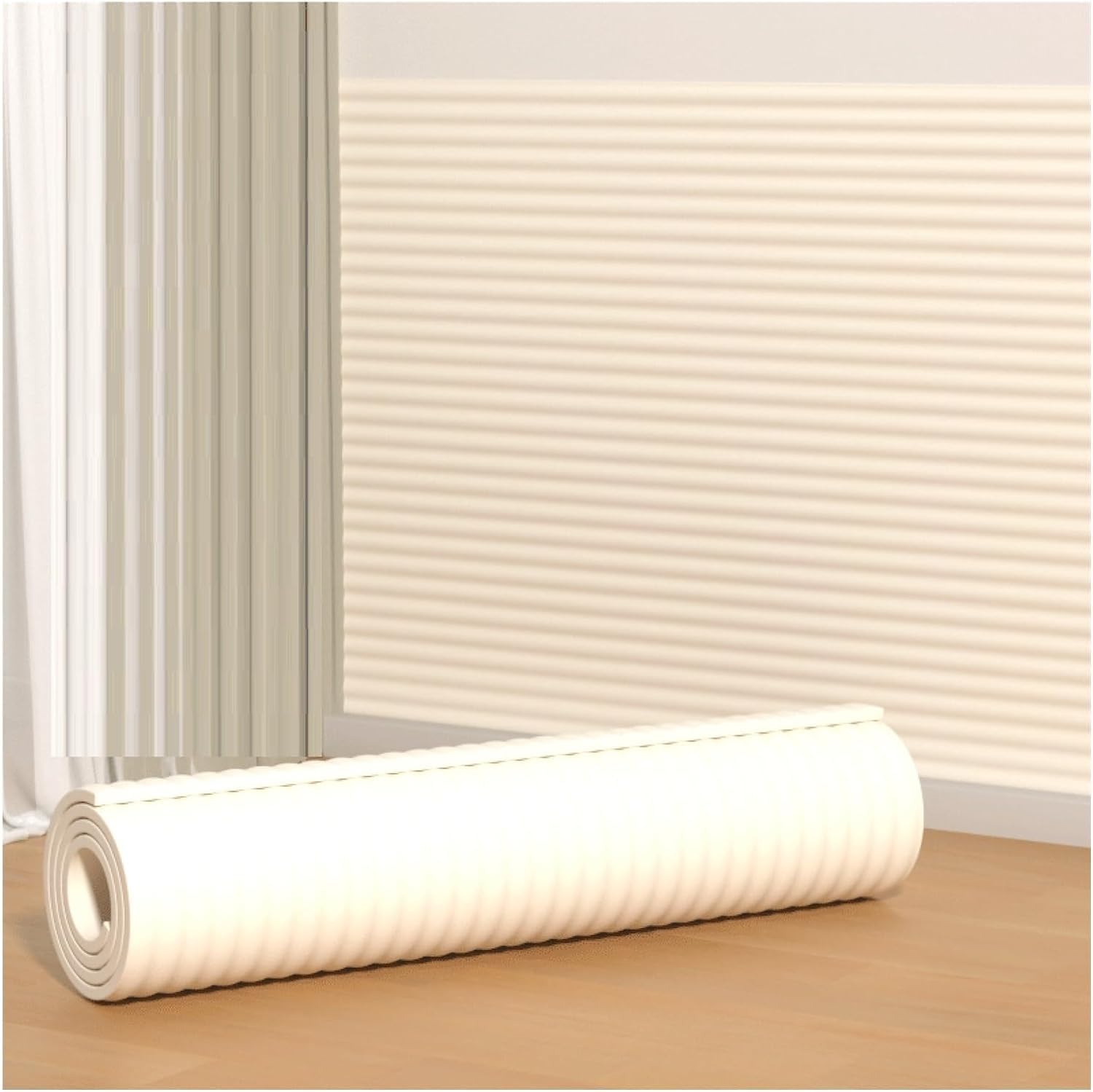 MYUYEE Garage Wall Protector Wall Corner Guard For Parking Garages, Garage Wall Protector, Proof Foam Padding, Garage Parking Bumpers For Parking Garages (White 2M)