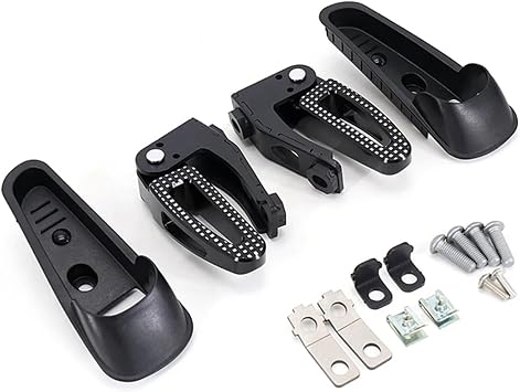 Motocycle Foot Boards For Vespa GTS 300 GTS300 Gts300 Gts 300 2021 2022 Motorcycle Accessories Rear Passenger Foot Pegs Mount Black Pedal Parts Footpegs