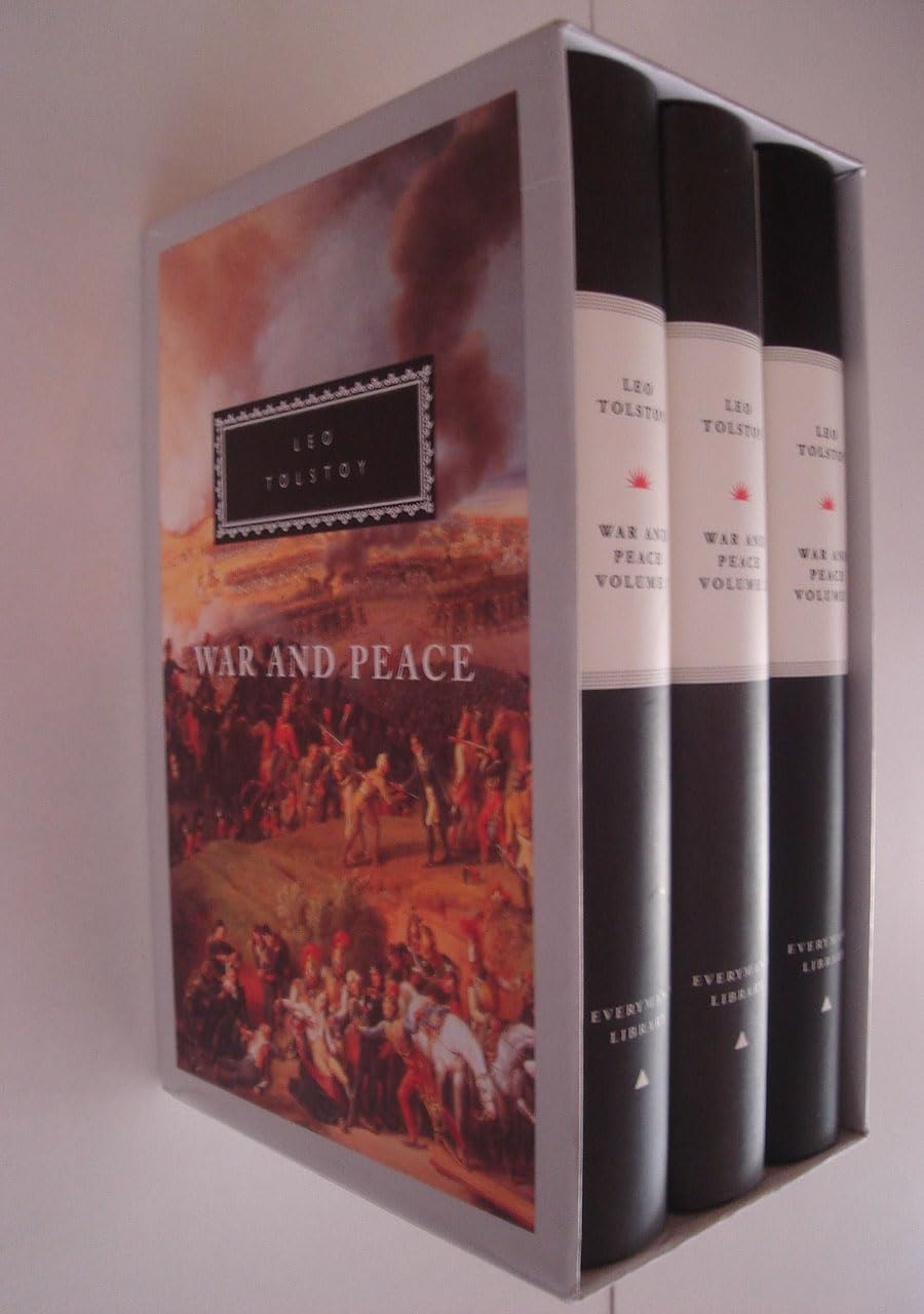 Everyman's Library War And Peace: 3 vols