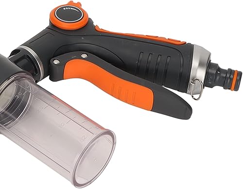 Miniatura 3 de Boquilla de manguera de jardín, rociador de espuma de riego de jardín, máquina de pulverización de agua multifuncional de alta presión con 8 modos