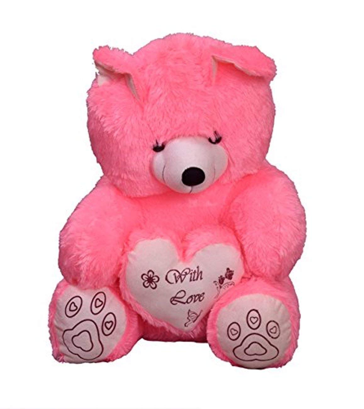 YUXI Soft Toys Lovable/Huggable Teddy Bear for Girlfriend/Fiancee/Birthday Gift/Boy/Girl (Pink, Small)