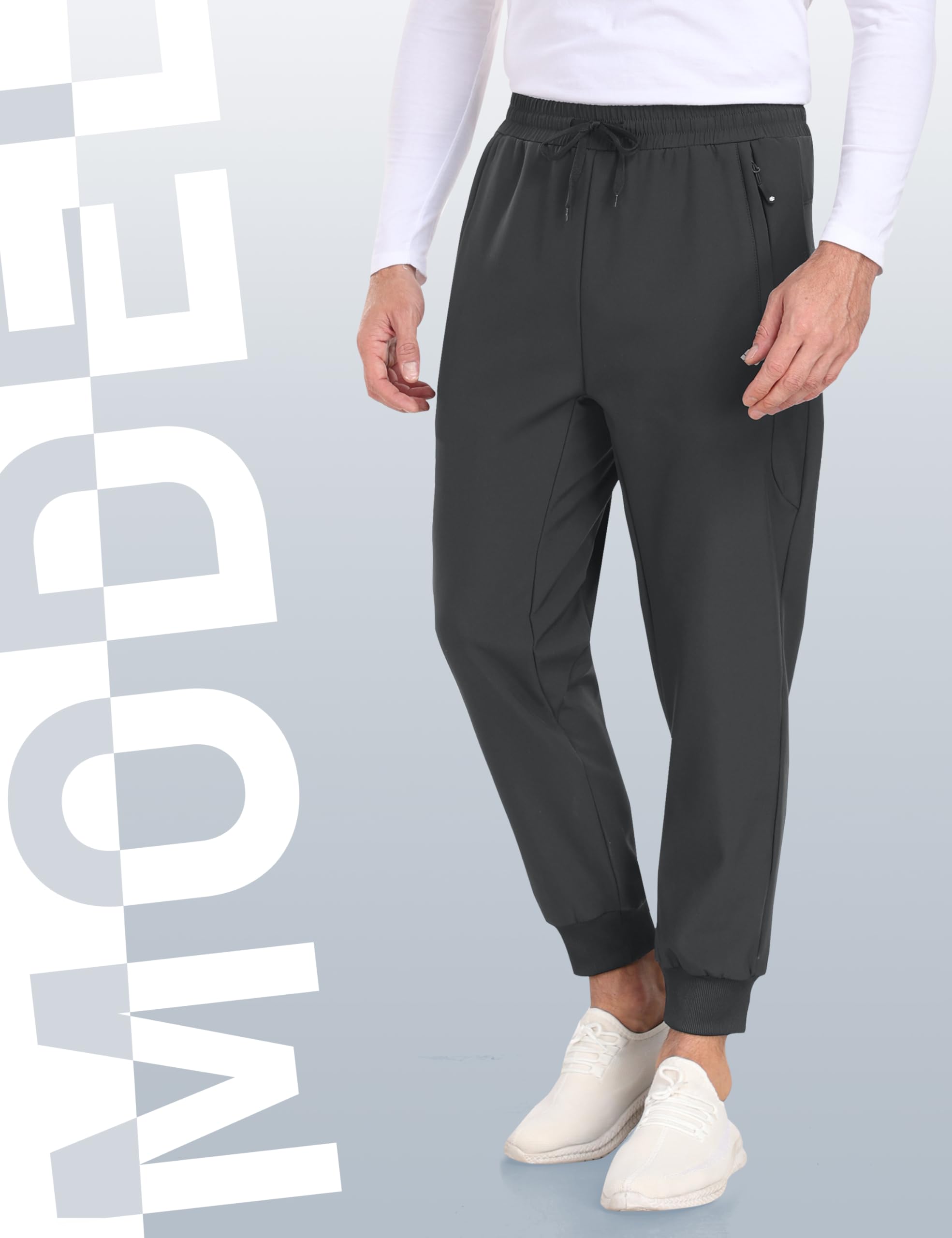 MoFiz Pantalón de Chándal Hombre Jogger Pantalones Deportivos de Forro Polar Cálido Invierno Cargo Pantalón al Aire Libre Multi-Bolsillos con Cremallera