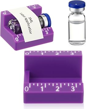 1 Pcs Peptide Vial Label Applicator for 3ml Bottles, Purple