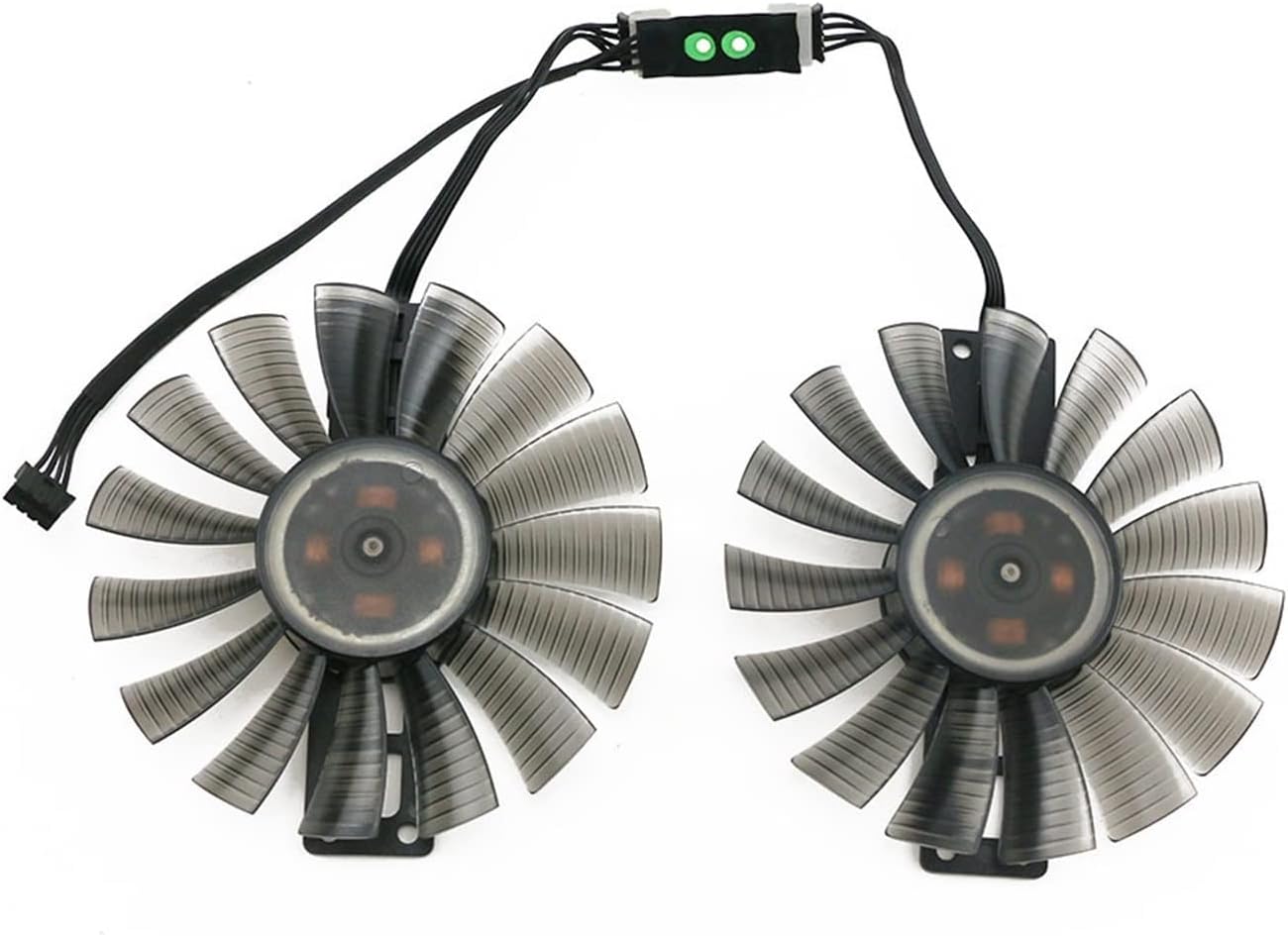 WANGMUMU 2 Piezas/Lote 90 mm FD9015U12S GTX 1060 Súper súper GTX 960 Ventilador más frío Compatible for Palit GeForce GTX960 Jugador GTX1060 Tarjeta 760 Fan Going