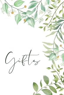 Gifts (Plants): Present tracker, address log and thank you card check list for special events (wedding, bridal or baby shower, birthdays, christening, christmas, and more...)