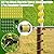 MorningRo Electric Wire Fence Kit 2 Mile 110vac 0.25 J Electric Plug in Fence, 3366 ft Polywire, 40 T Post Insulator, 20 Screw in Insulator for Preventing Animals Intruding, Horse Cattle Pasture
