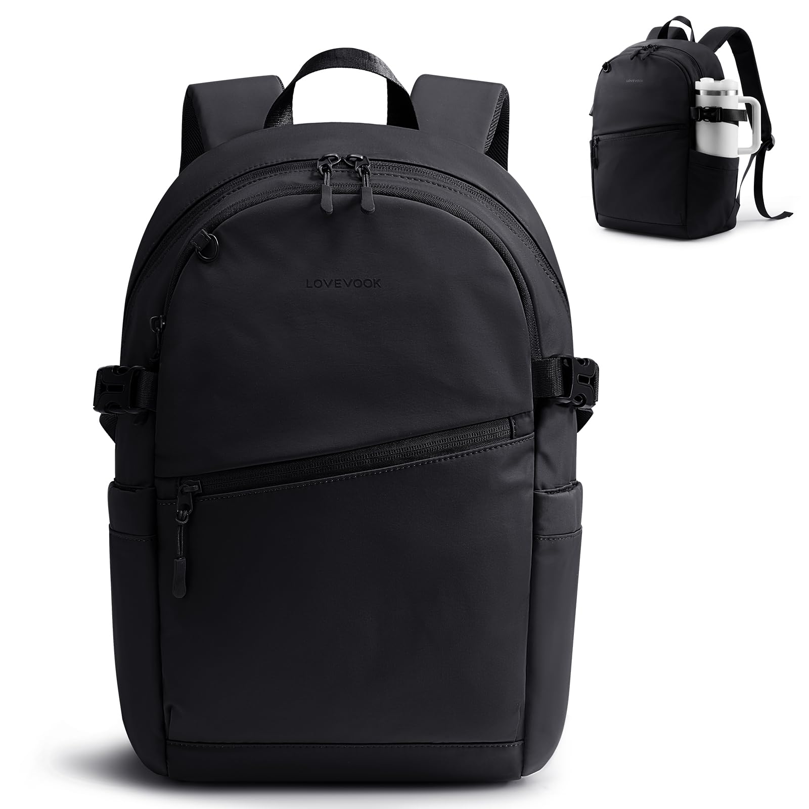 LOVEVOOK Unisex Casual Backpack, Durable Work College Backpack for Women