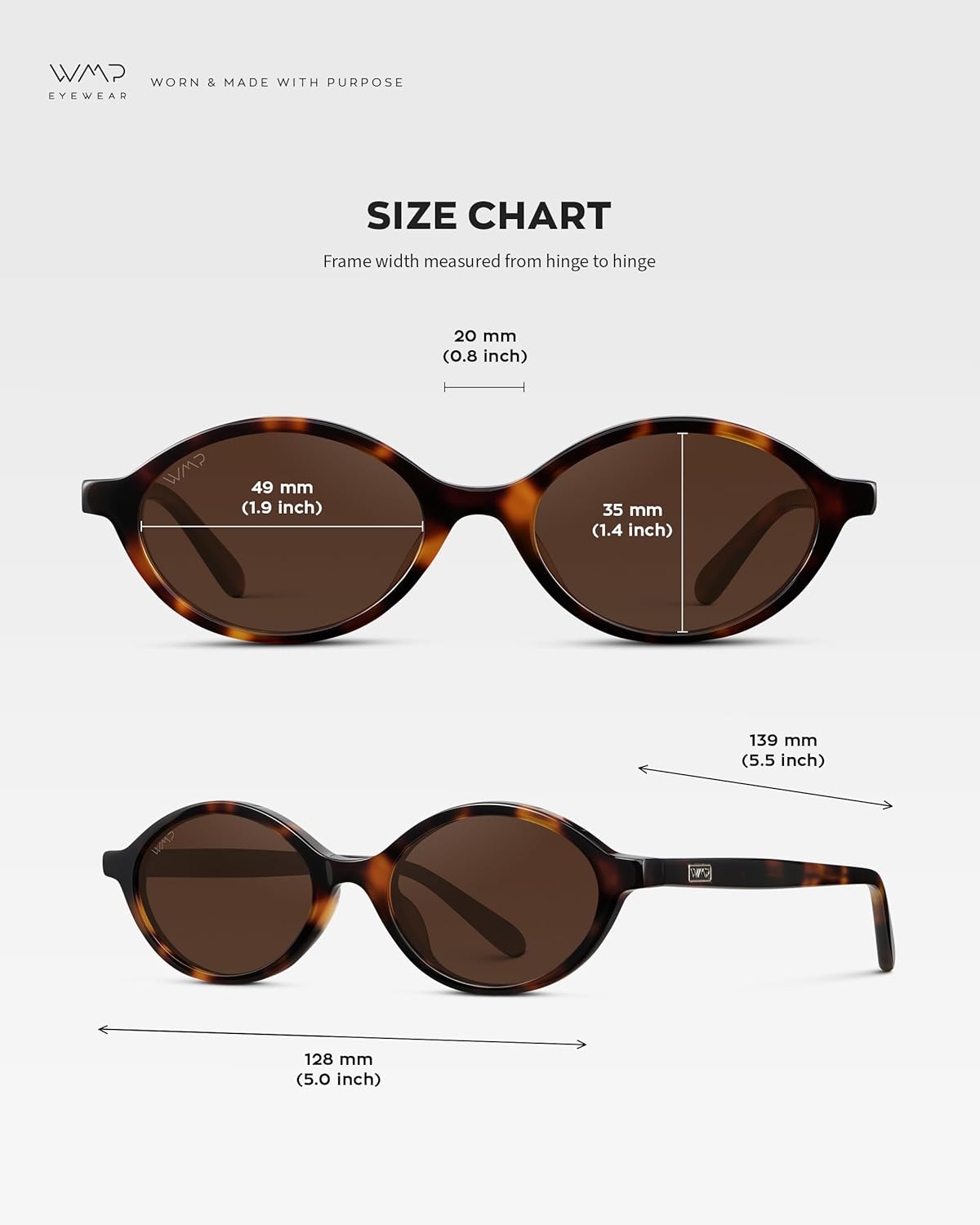 WMP Eyewear – Women’s Trendy Oval Sunglasses: Small Retro Frame, 90s Y2K Style, Perfect for Everyday Wear - Image 4