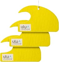 Vista 7 de Ulu Lagoon Cera para Surf con Aroma de Coco Mini Ola Ambientador (Retro)