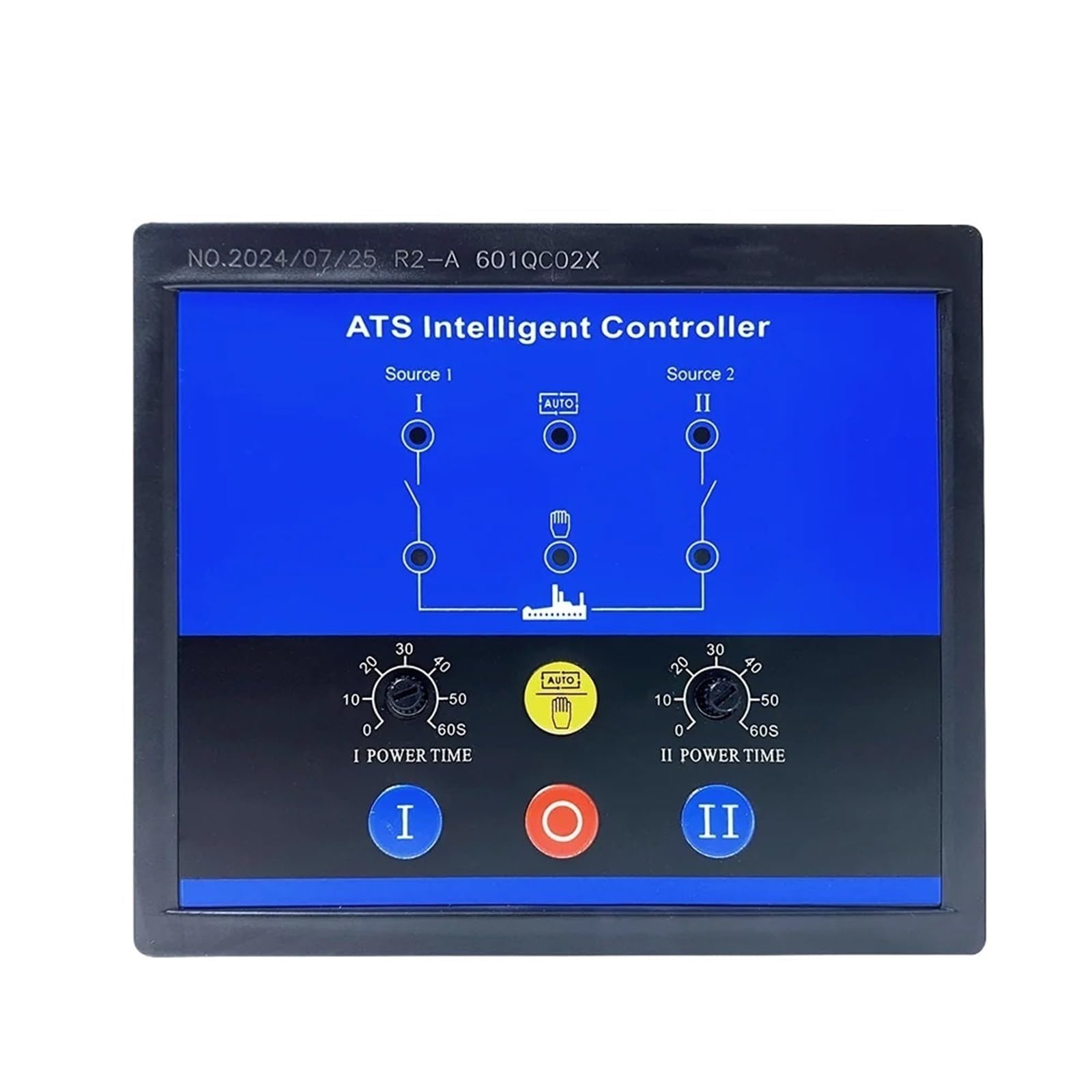 Controlador de generador SKR2-A ATS con pantalla LCD para panel de control genset 4