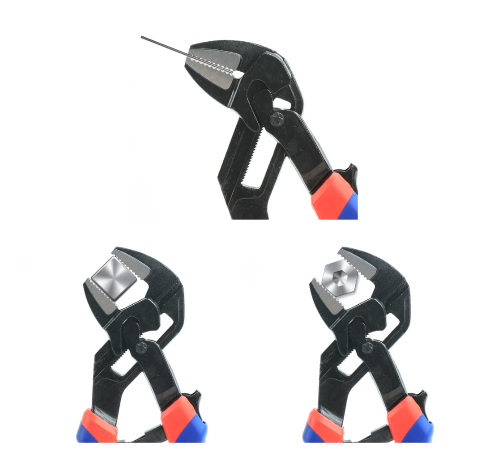 FIT dla 8 "10" szczypce pompy wodnej Szybkie uwalnianie szczypce hydrauliczne Prosto JAW Rowek (Color : 10 Inch Pliers)