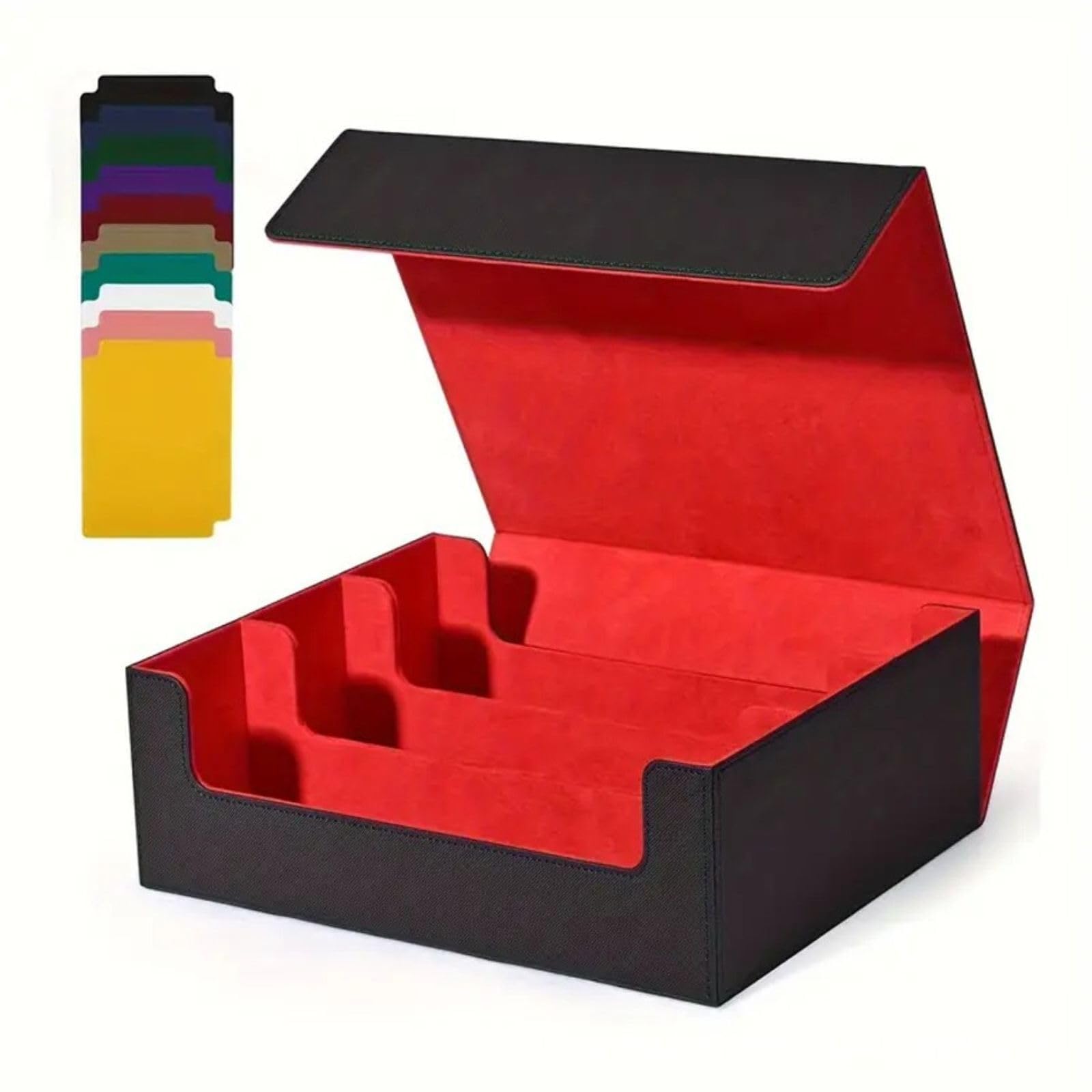Scatola Pelle per Carte per Oltre 1800+ Carte | per organizzare e conservare al meglio molteplici mazzi di carte, evitando la fuoriuscita delle carte