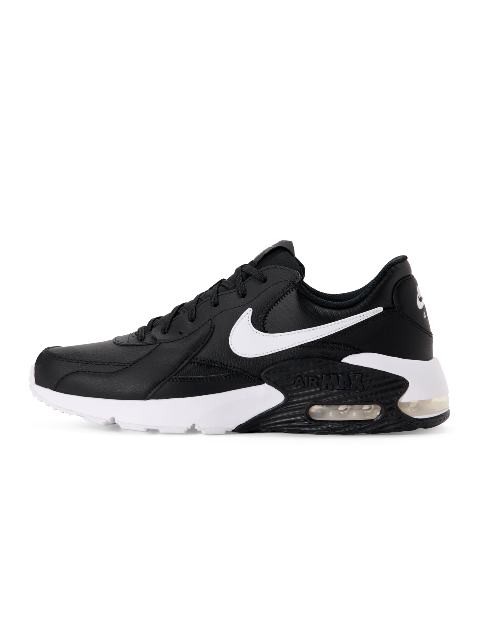 Nike Men's Air Max Excee Leather, White/Team Red-Peony, 10