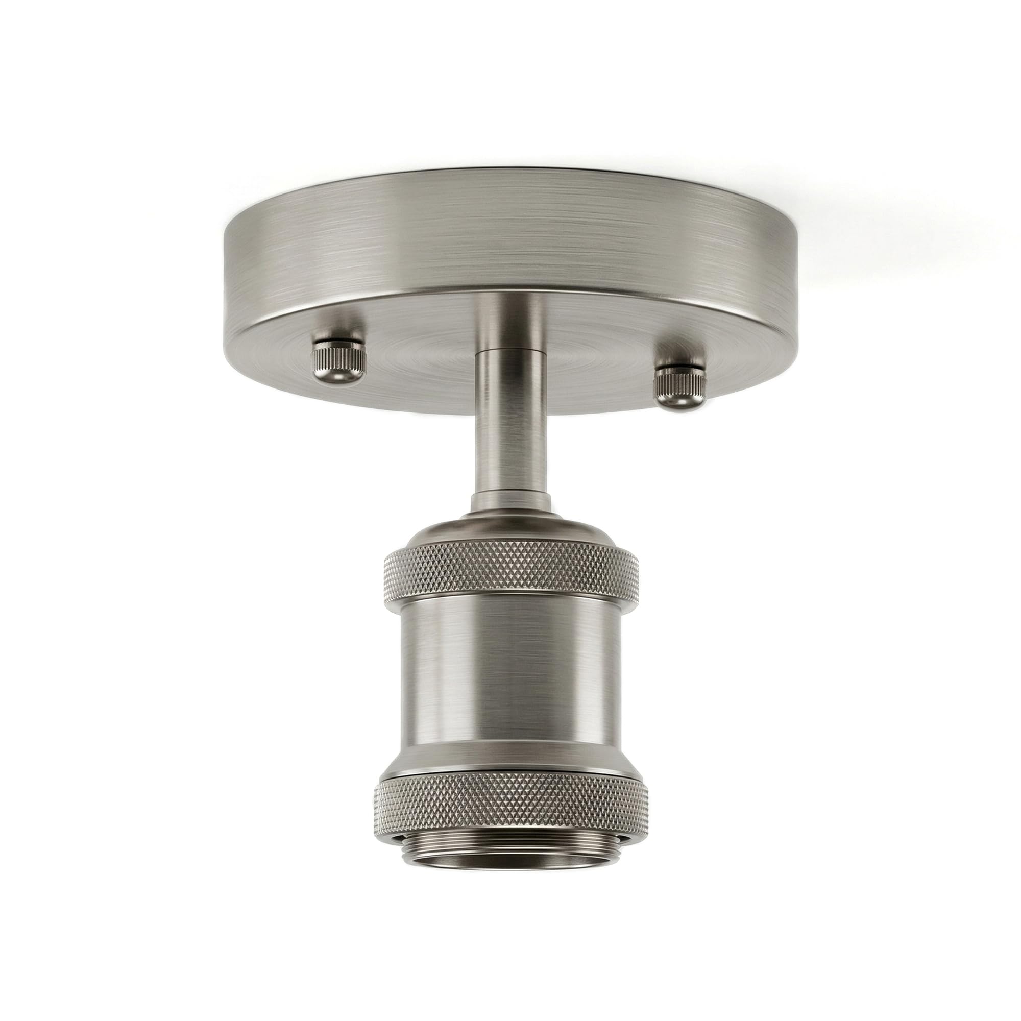 DC VOLTAGE Retro Semi Flush Mount Ceiling Light Single Head