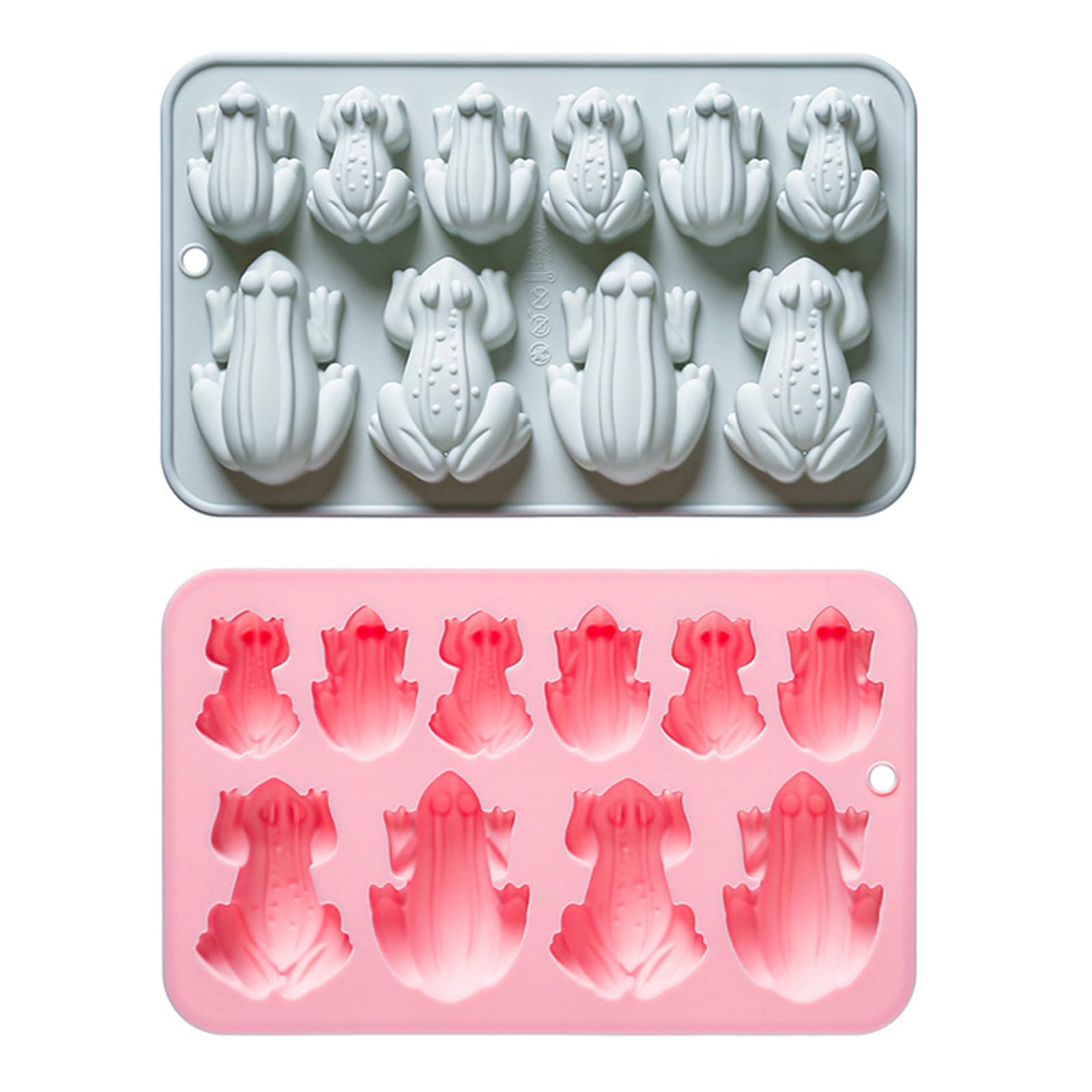 TQUXNGA 10 Slot Frogs Chocolate Mold Confectionery Food Grade Silicone Baking Pastries Tool Multipurpose Dessert Chocolate