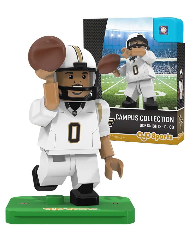 OYO NCAA Central Florida Golden Knights Campus Collection Gen 2 Minifigure, Small, Black