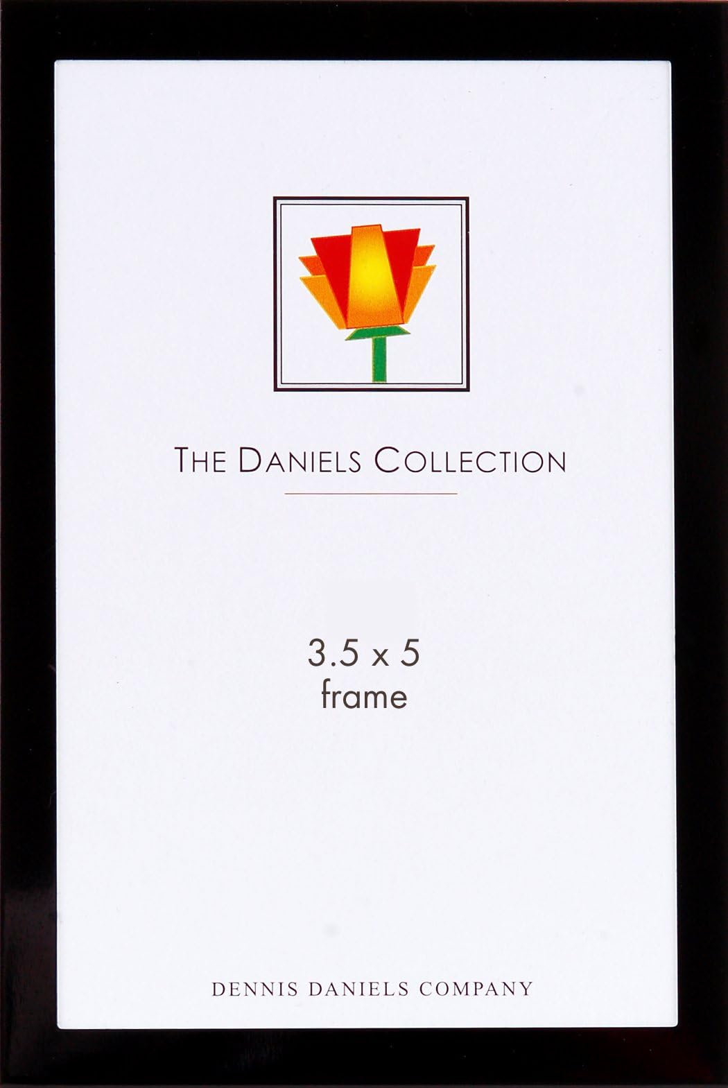 Dennis Daniels Metal Picture Frame, 3 x 5 Inches, Metallic Matte Black