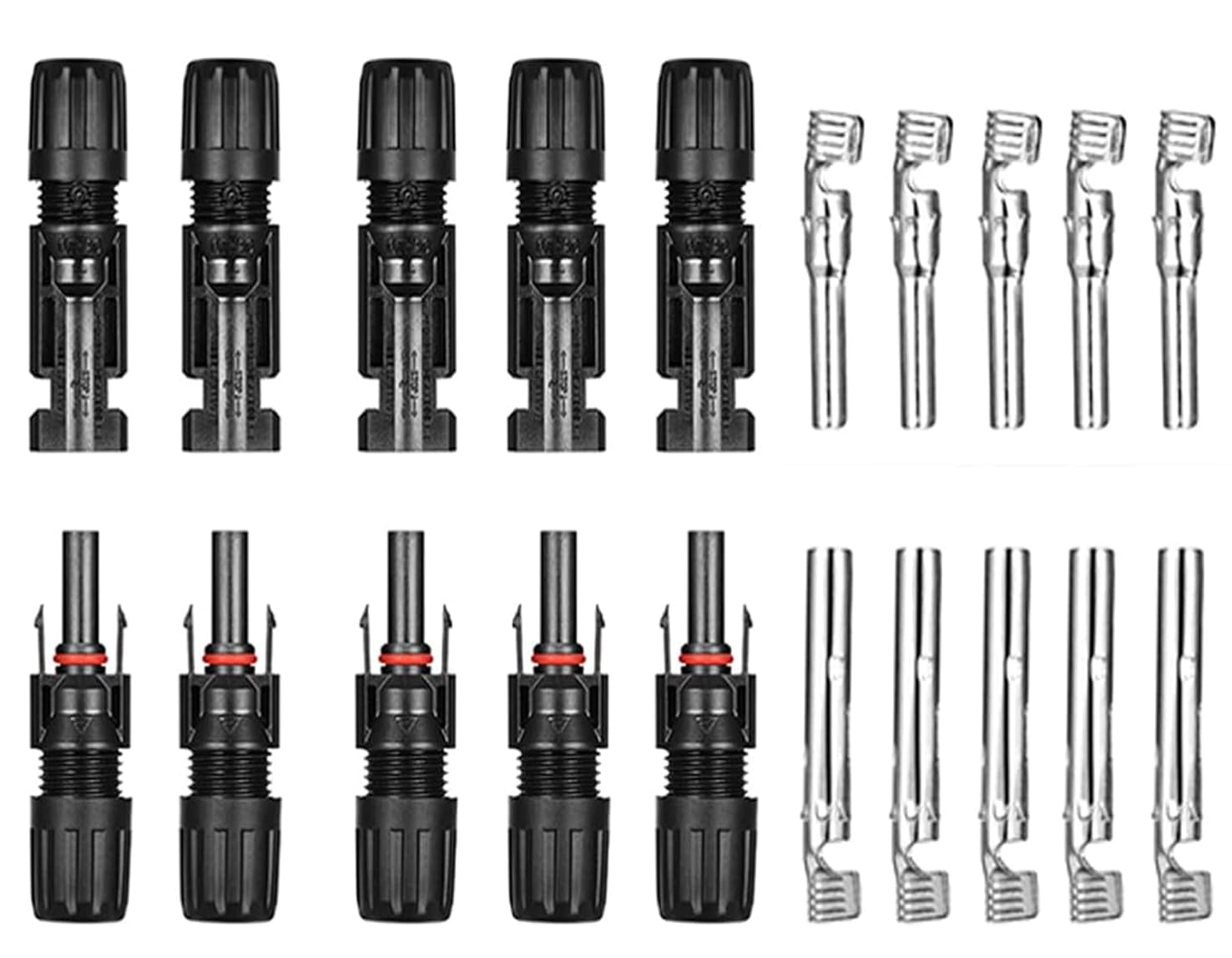 3 Pairs MC4 Connectors Solar Wire Connector 1000V 30A Waterproof Solar Panels Cable Male Female Connectors Extension Assembly & Installation (Set of 3 Pairs)-image-35