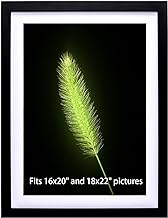 WOFFMX 18x22 Diamond Painting Picture Frames 16x20 Diamond Art Frames Wood , Display Pictures16x20 Inch/ 40x50 cm with Mat or 18x22 Inch/45x55cm Without Mat, Diamond Embroidery Photo Frame 14x18 Diamond Art Frames Black (DYK05p)