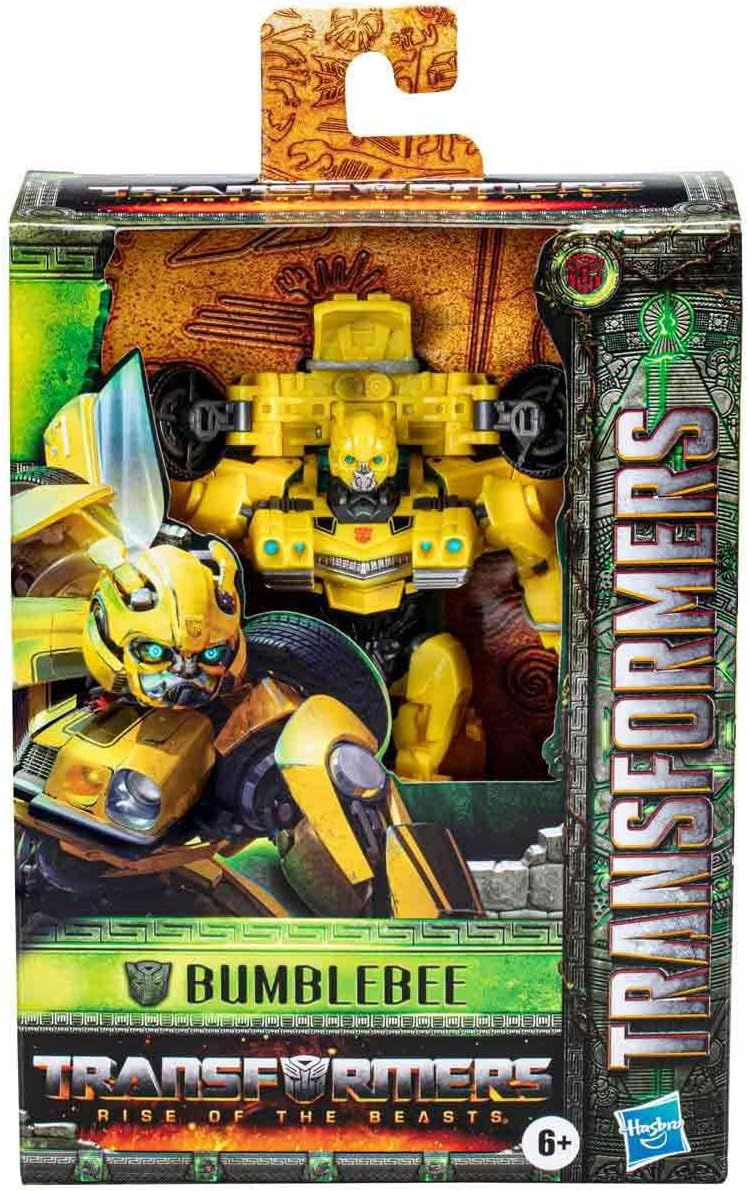 Transformers Toys Rise of The Beasts Movie, Deluxe Class Bumblebee Action Figure – Ages 6 and up, 12.5 cm