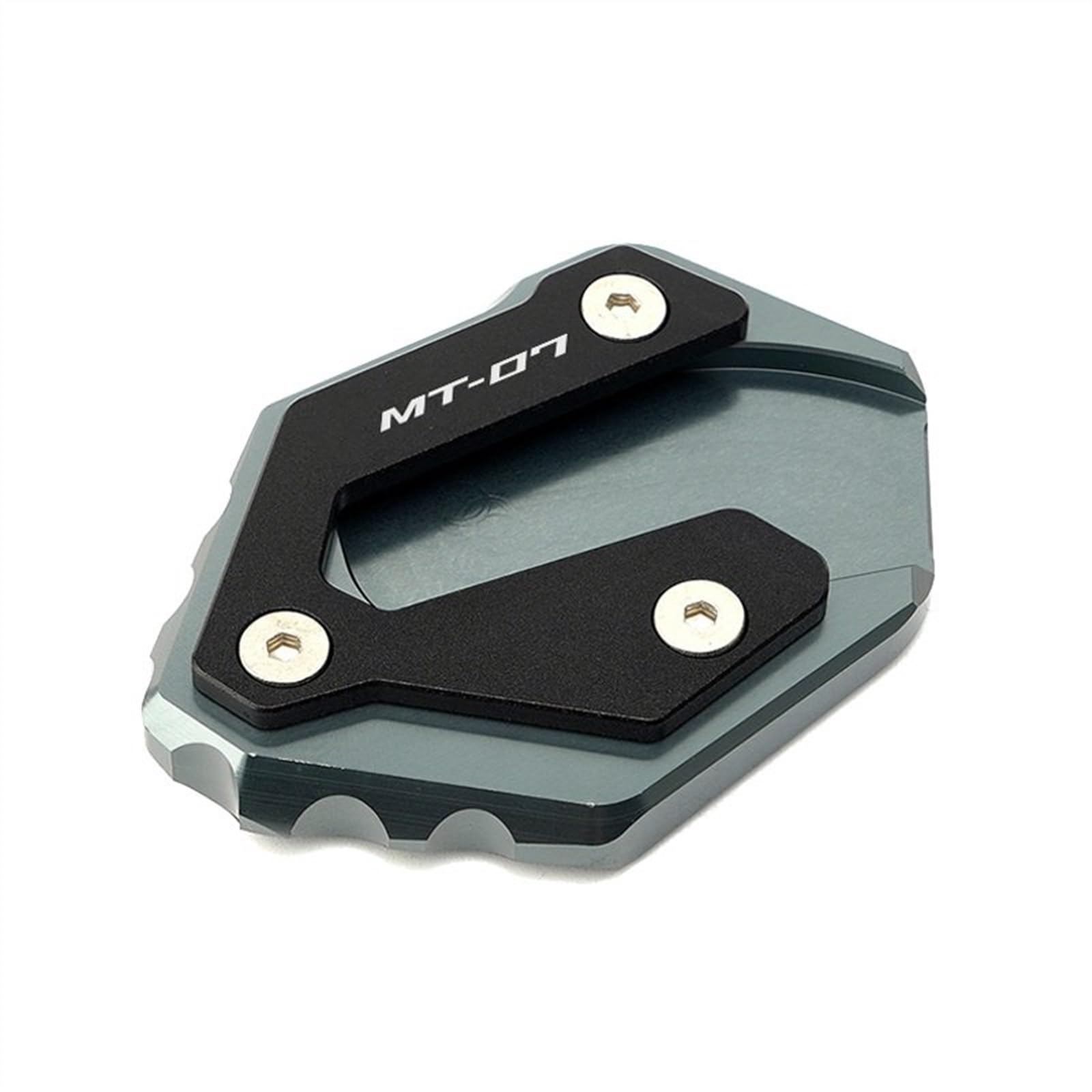 JAYWIS Moto Refit Accessori Pad per Yamaha MT-07 2014-2021 Cavalletto Piastra Cavalletto Laterale Piede Supporto Ingranditore Estensione Piastra del Cuscinetto per cavalletto (Colore : Titanio