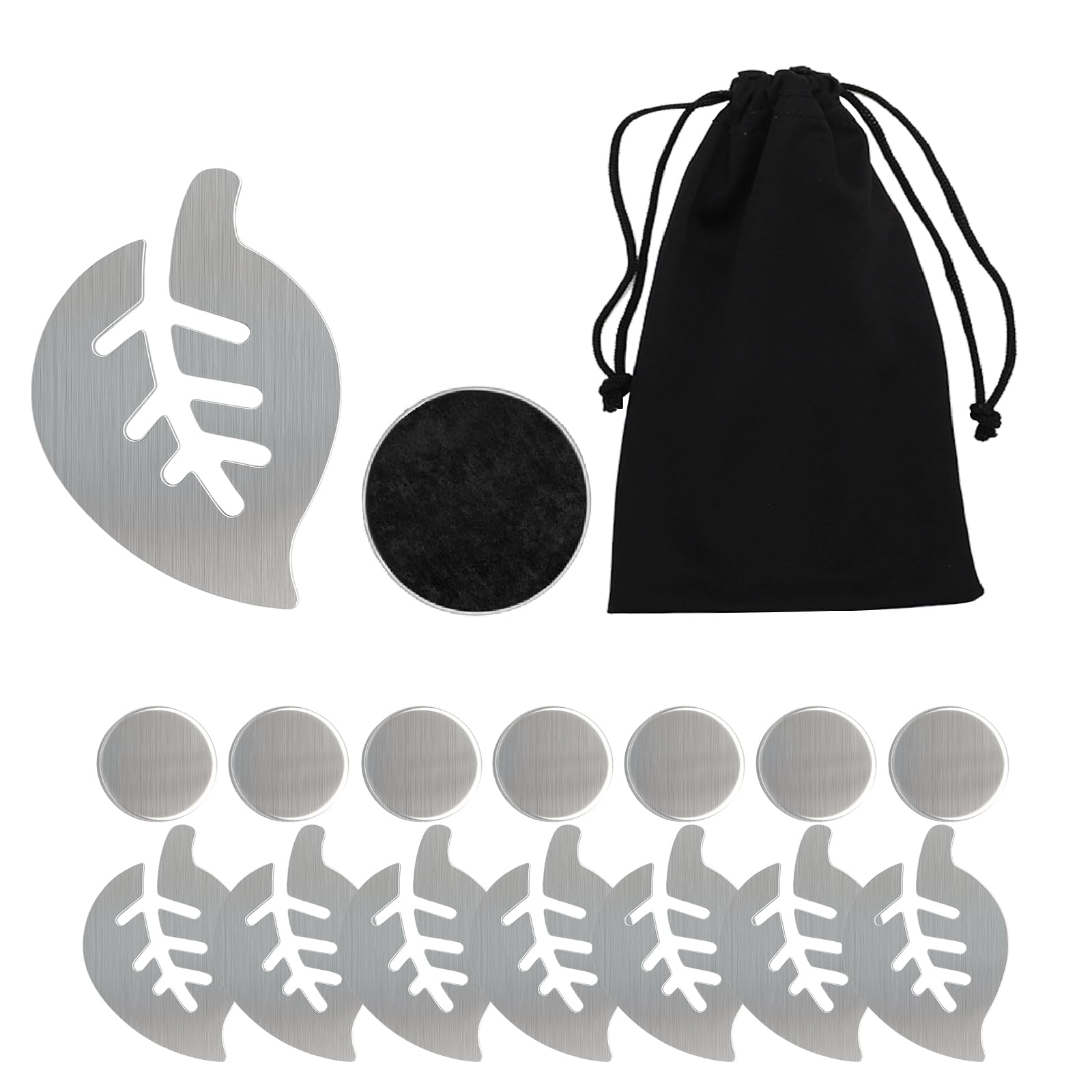 Poids pour Nappe en Acier Inoxydable, Fort Aimant, 8 Pièces