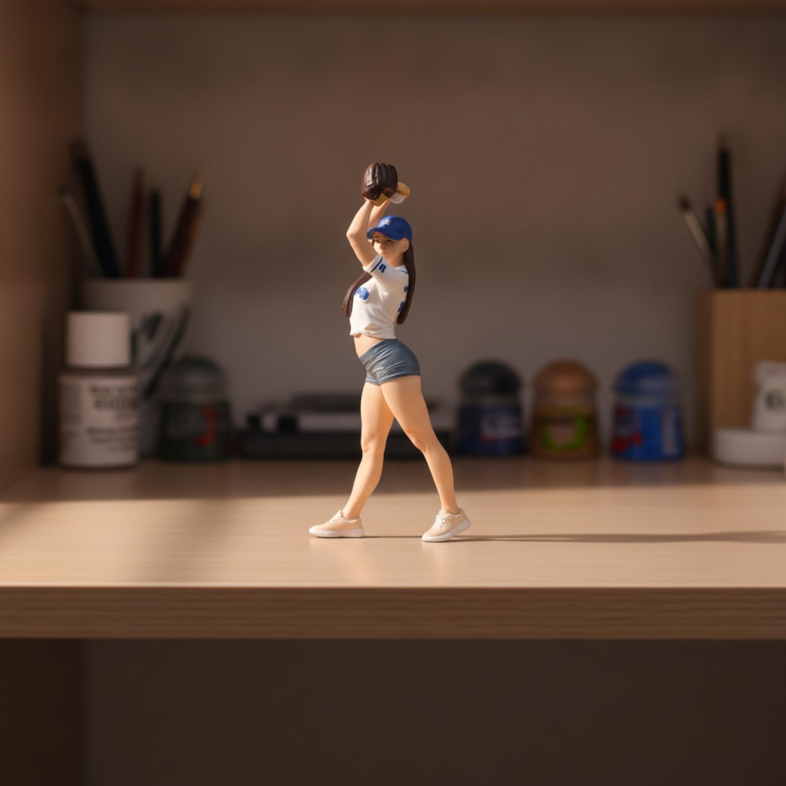 MagiDeal Figurita portiva Estática