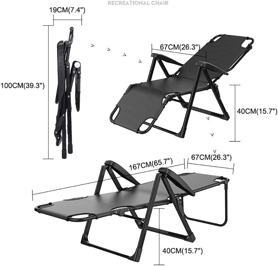 Renovation House Chairs Sun Loungers Folding Zero Gravity Lounge Chair Deck Chairs Patio Adjustable Reclining Garden Outdoor Patio Sun Bed Recliner Lla1522ty