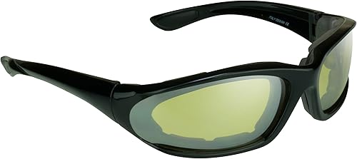 Miniatura 1 de Bikershades Gafas de sol de motocicleta pequeñas acolchadas de espuma para mujeres, niños y niñas