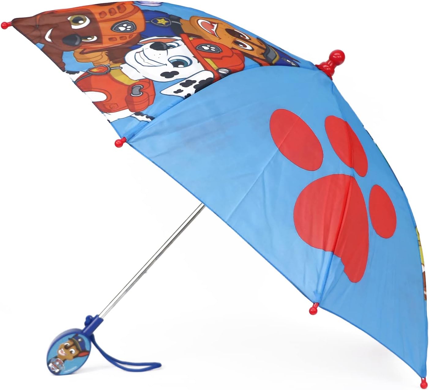 Nickelodeon Kids Umbrella, Paw Patrol Toddler and Little Boy Rain Wear for Ages 3-6 (Blue)