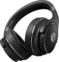 Raycon Everyday ANC Over-Ear Headphones: 40H Battery, IPX4 Water-Resistant, Awareness Mode, Built-in Mic (Black)