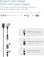 Vista 6 de Vonets VAP11G-500S Industrial 2.4GHz Mini Puente WiFi/Repetidor Inalámbrico/Router Ethernet a WiFi Adaptador para Aplicación Industrial, PLC