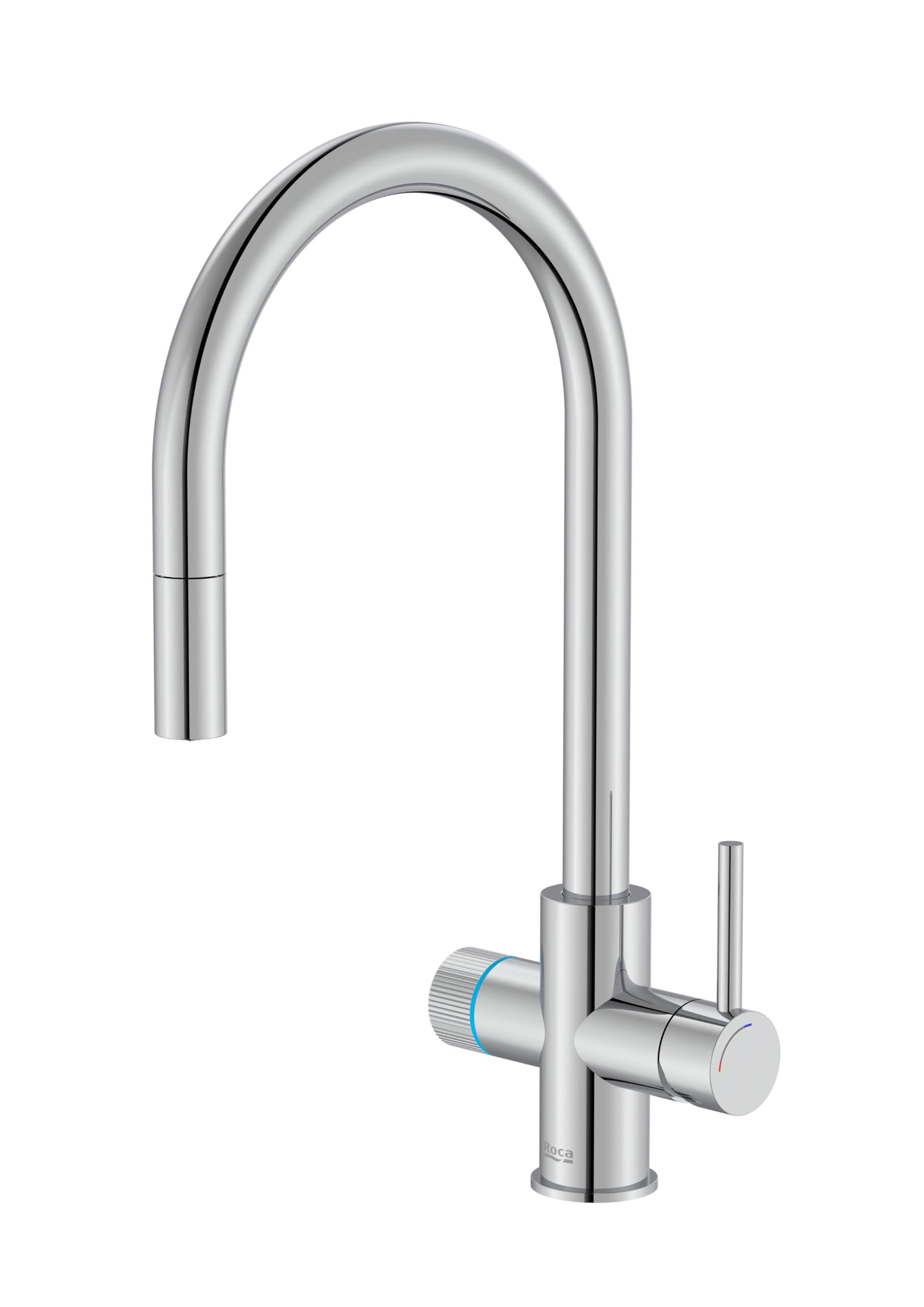 Roca Aquafy A5A8D3GC00 Grifo con Filtro de Agua – Protege a tu familia con agua limpia sin botellas – Sistema de filtración para cocina, mejor sabor y menos impurezas