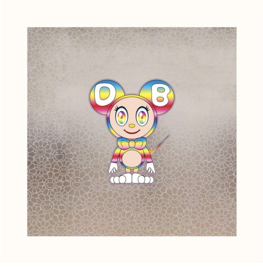 Amazon.co.jp: 村上隆 DOB Rainbow 直筆サイン 版画 100部のみ : おもちゃ