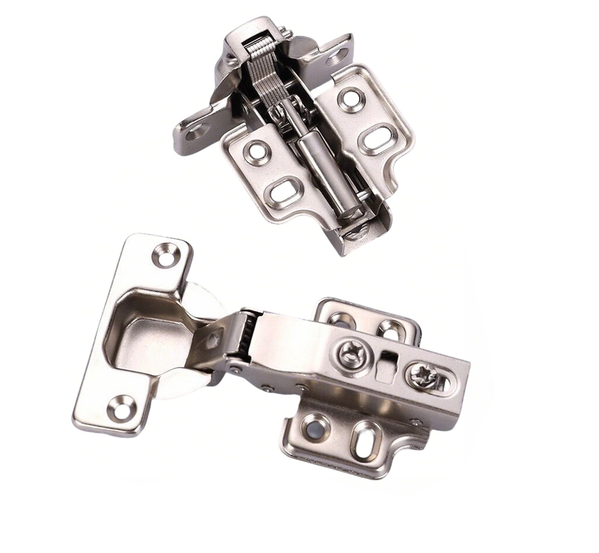 Photo 1 of 10 Pack Soft Close Concealed Cabinet Hinges - European Full Overlay Heavy Duty Adjustable Frameless for Kitchen Cupboard Hardware
