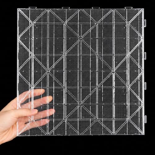 Novabright 1 Pack 2.6 mm Extra Large Fuse Beads Pegboard 11x11 Clear