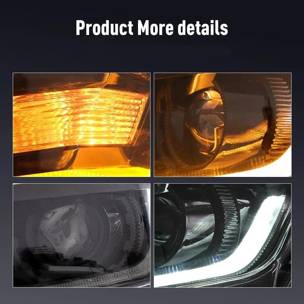 Faro Dell'auto Per Chevorlet Per Camaro 2016-2022 | Gruppo LED Lampada Frontale DRL Fari Indicatori Di Direzione(Guidatore mancino)
