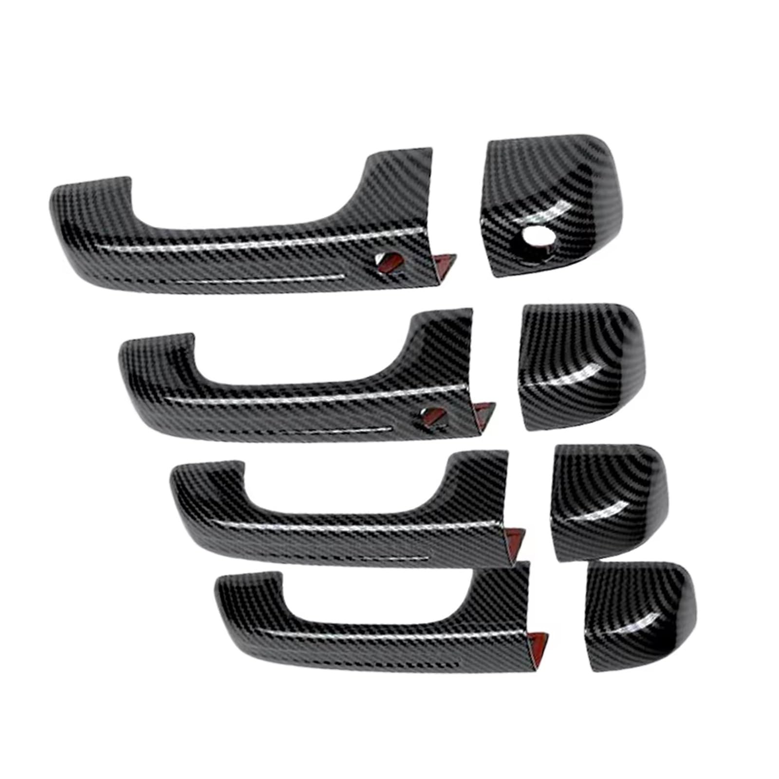 KEDFBTS Handle Trim Shell Compatible with Dodge for Ram1500 2019 2020 2021 Door Handle Decoration Cover Trim Shell Decorative Car Exterior 8pcs