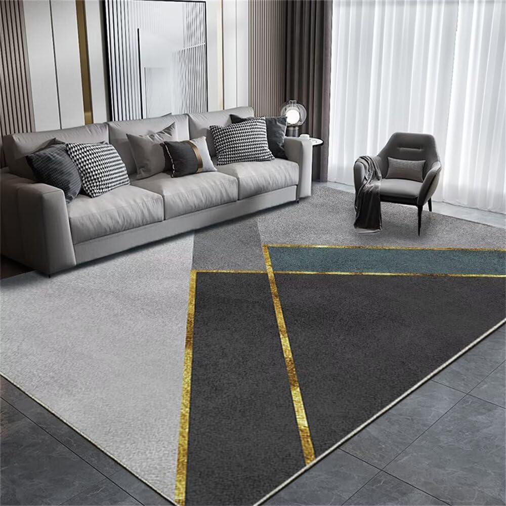 Tapis tout doux gris pour une ambiance cocooning dans le salon