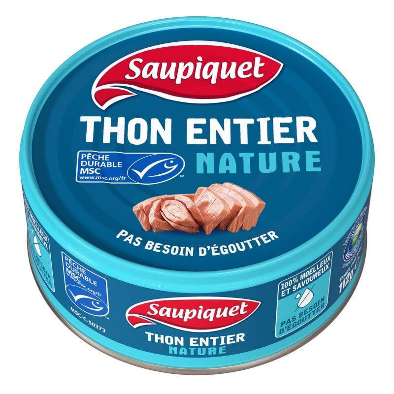 Saupiquet Atún Natural Msc 112G – 3 unidades