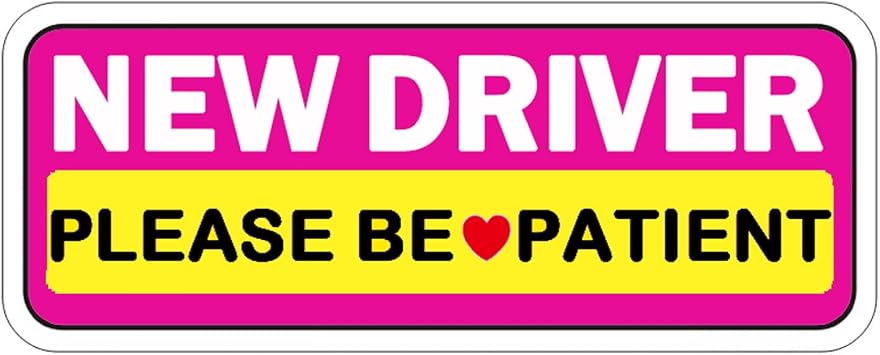 New Driver Car Magnet for Car, Magnetic Learner Driver Sign for Car