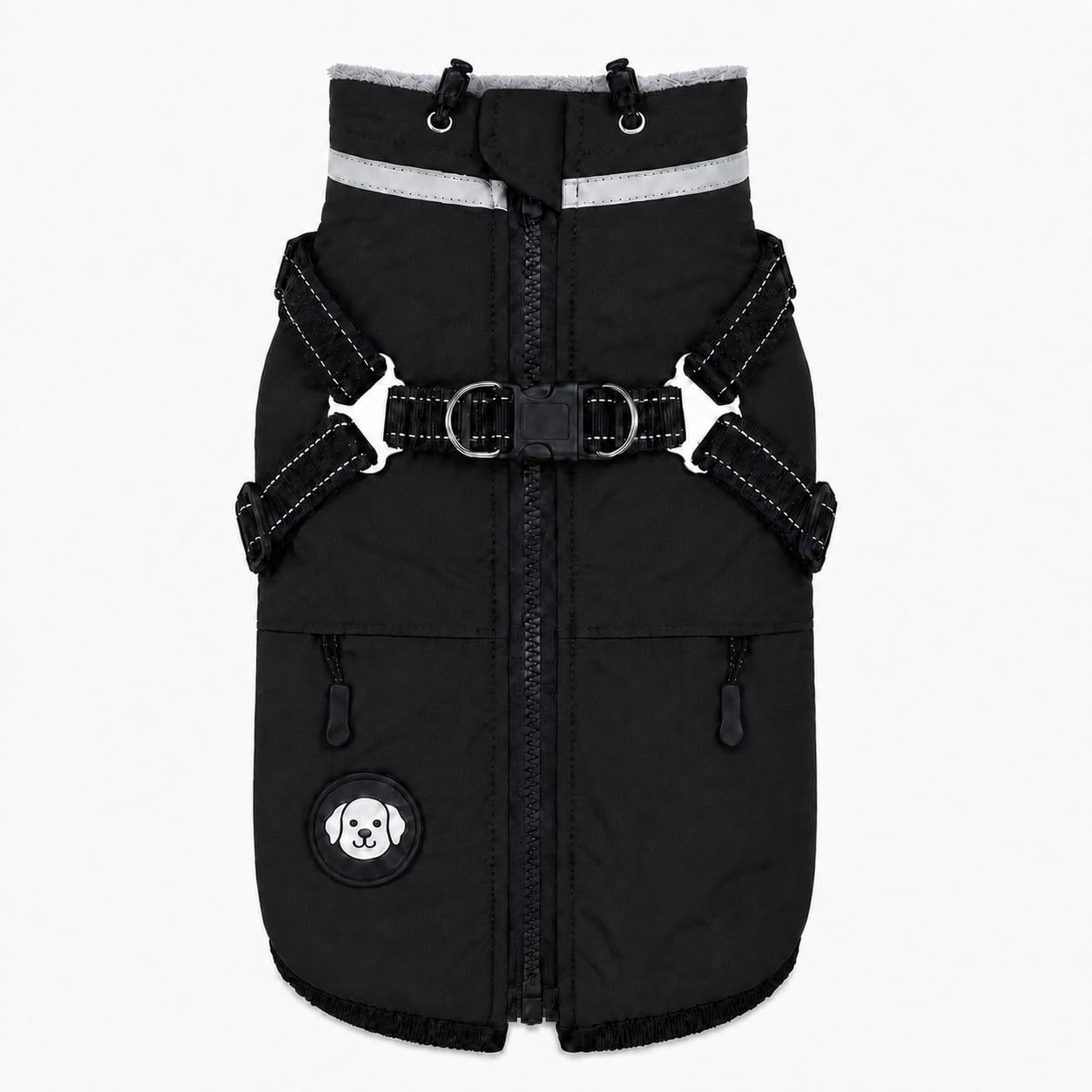 Waterproof Dog Coat with Harness Built in,Warm Winter Coat for Dogs,Dog Jacket for Small Medium Large Dogs